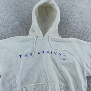 Vintage The Arrival Movie Promo Hoodie CROP FIT M Pullover USA Made 90s